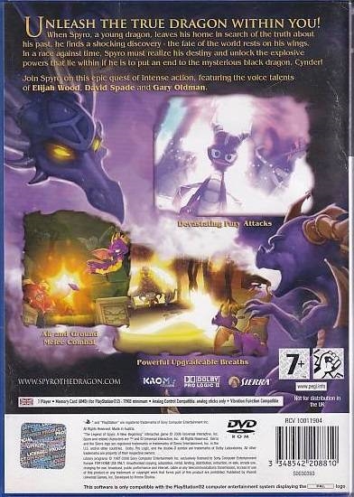 The Legend of Spyro A New Beginning - PS2 (B Grade) (Genbrug)